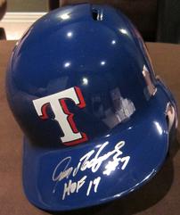 Pudge Rodriguez Signed Batting Helmet 202//241